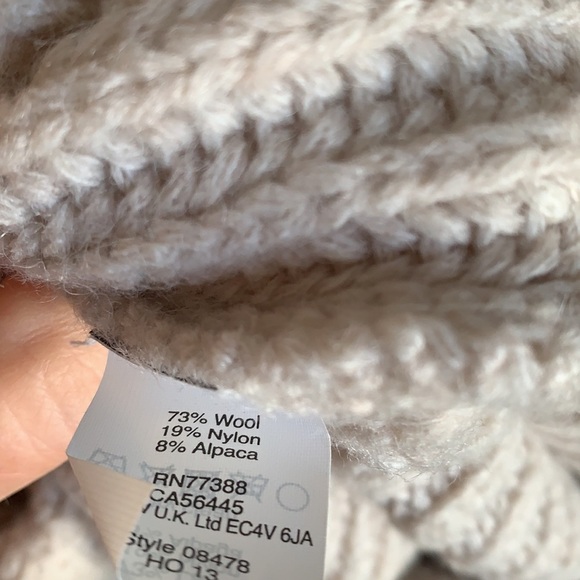 Madewell Ribbed Knit Wool Alpaca Turtleneck Sweater S - Picture 7 of 7